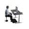 Uncaged Ergonomics Standing Desk, Black, Medium Density Fiberboard RU2gbkMDF48 - alternate 6
